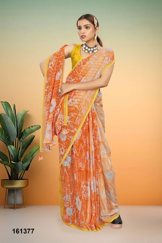 Navita Vol 12 By Vallabhi Georgette Floral Printed Sarees Wholesale Shop In Surat